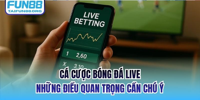 Cá Cược Bóng Đá Live | Những Điều Quan Trọng Cần Chú Ý