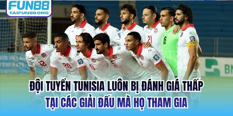 Đội tuyển Tunisia luôn bị đánh giá thấp tại các giải đấu mà họ tham gia